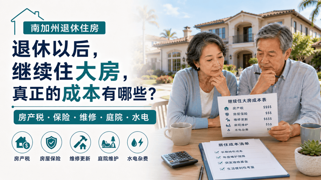 退休以后继续住大房，真正的成本有哪些？